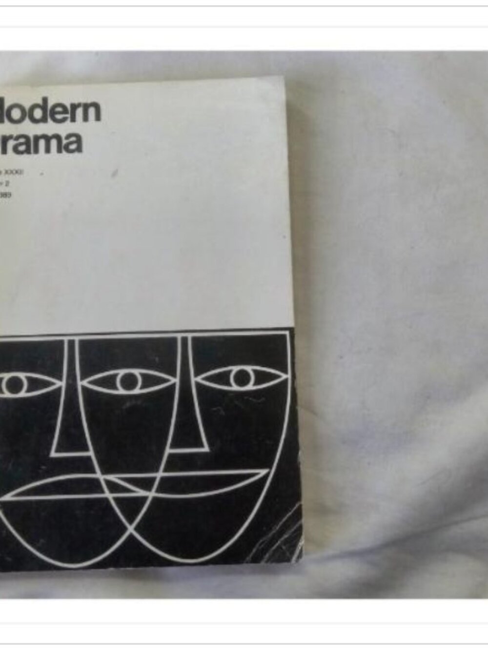 Modern Drama 1989 Paperback Book Vintage Novel Read Classic